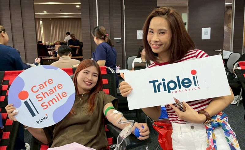 Triple i ร่วมบริจาคโลหิตรวม 13,500 ซีซี ในกิจกรรม “ชาว iii ให้เลือด ให้ชีวิต”